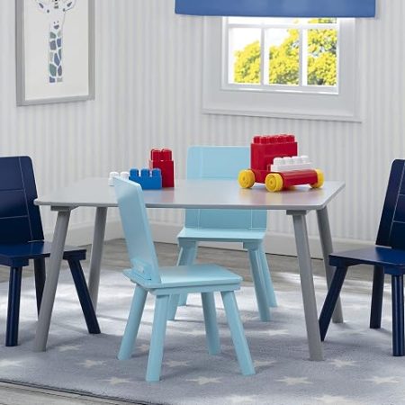 Kids Table and Chair Set with 4 Chairs